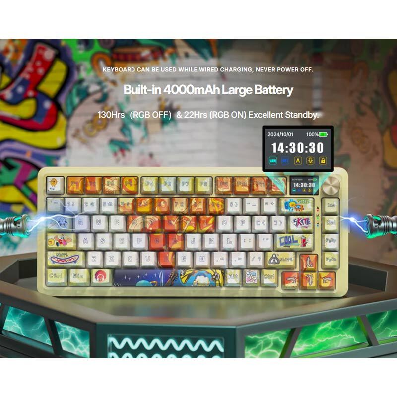 کیبورد بی سیم گیمینگ ردراگون K708GF RGB PRO