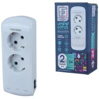 محافظ برق پکیج دیجیتال 2 خانه ارت دار فروزش Lotus LT200DW