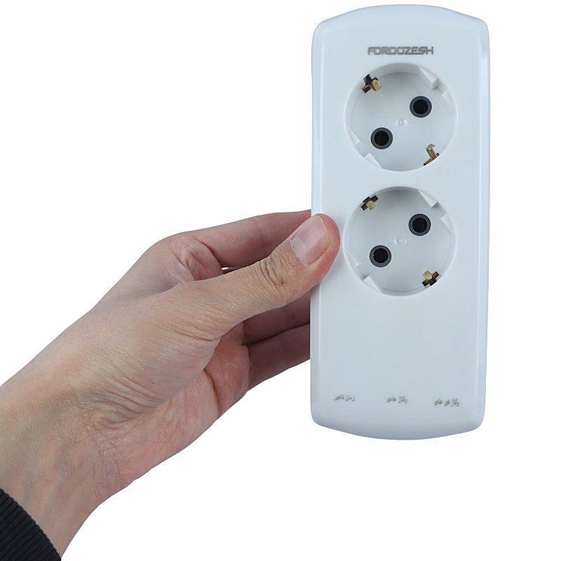 محافظ برق لباسشویی و ظرفشویی دیجیتال 2 خانه ارت دار فروزش Lotus LT200DW