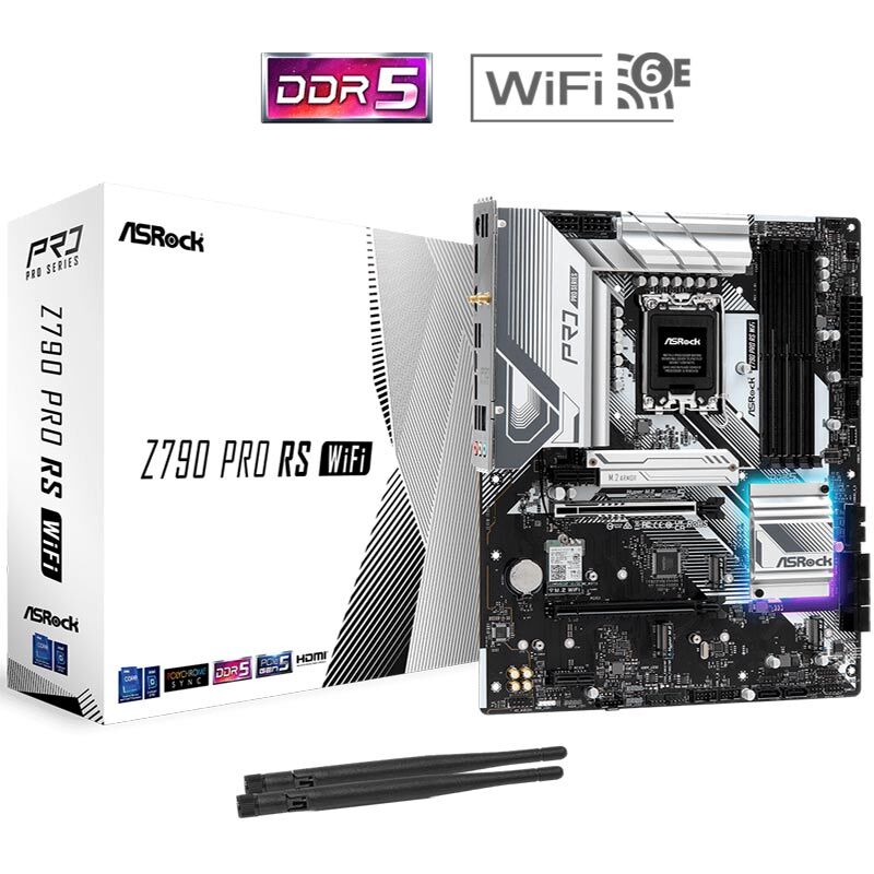 مادربرد ازراک Z790 Pro RS WiFi DDR5