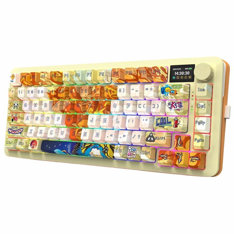 کیبورد بی سیم گیمینگ ردراگون K708GF RGB PRO