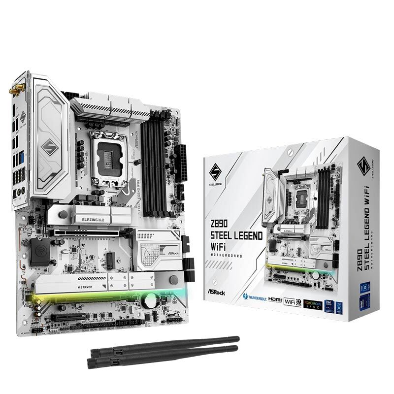 مادربرد ازراک Z890 Steel Legend WiFi DDR5