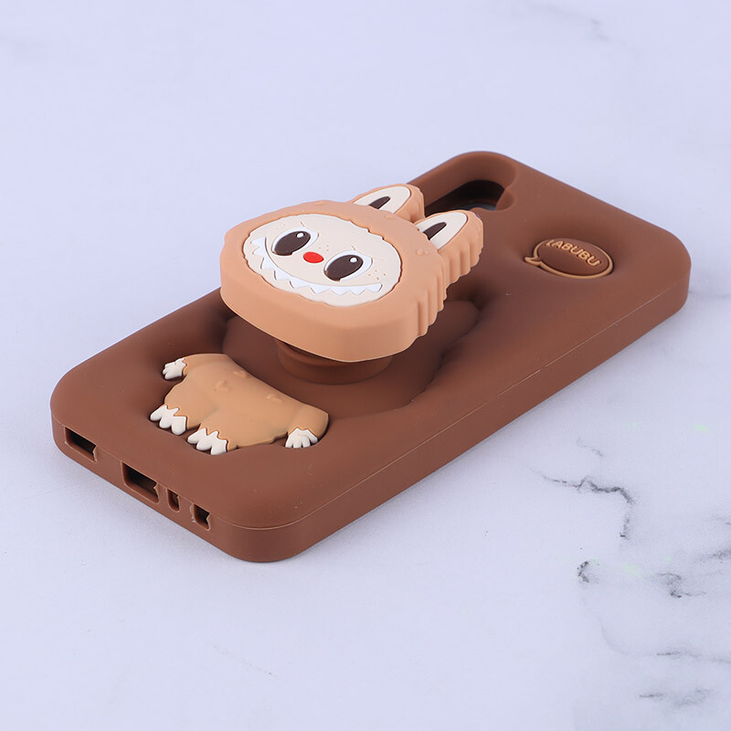 قاب سیلیکونی سامسونگ Galaxy A24 4G پاپ سوکت دار طرح Labubu