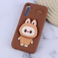 قاب سیلیکونی سامسونگ Galaxy A24 4G پاپ سوکت دار طرح Labubu