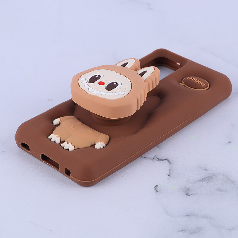 قاب سیلیکونی سامسونگ Galaxy A52 / A52s پاپ سوکت دار طرح Labubu