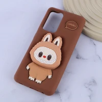 قاب سیلیکونی سامسونگ Galaxy A52 / A52s پاپ سوکت دار طرح Labubu