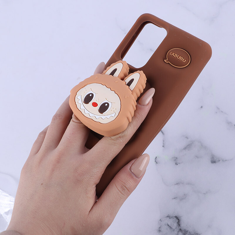 قاب سیلیکونی سامسونگ Galaxy A52 / A52s پاپ سوکت دار طرح Labubu