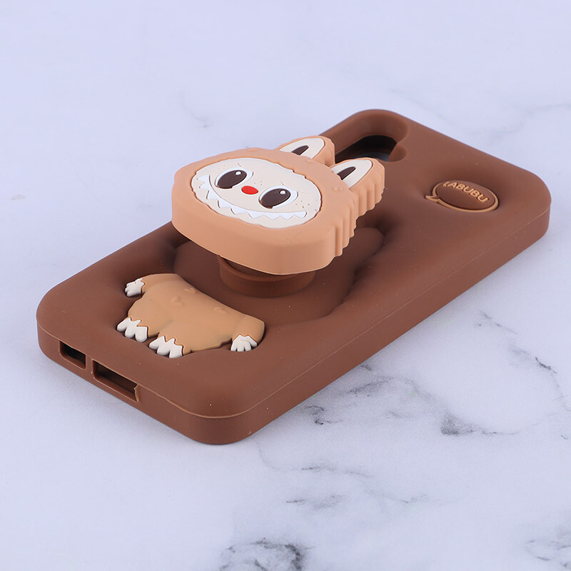 قاب سیلیکونی سامسونگ Galaxy S23 FE 5G پاپ سوکت دار طرح Labubu