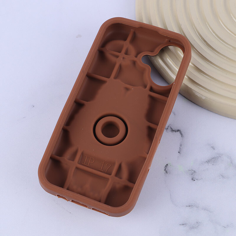 قاب سیلیکونی آیفون iPhone 17 پاپ سوکت دار طرح Labubu