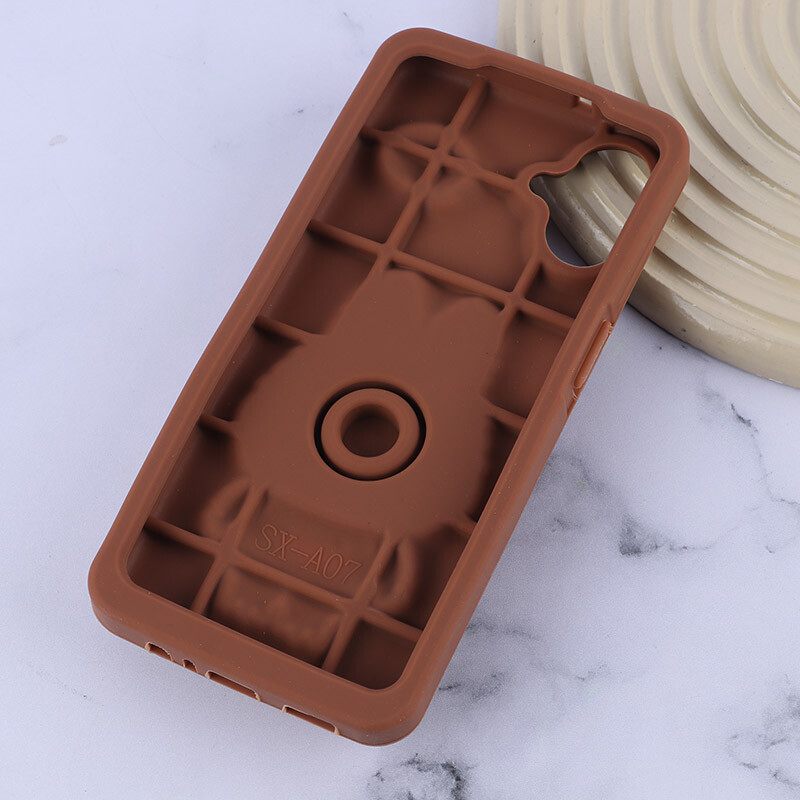 قاب سیلیکونی سامسونگ Galaxy A07 پاپ سوکت دار طرح Labubu