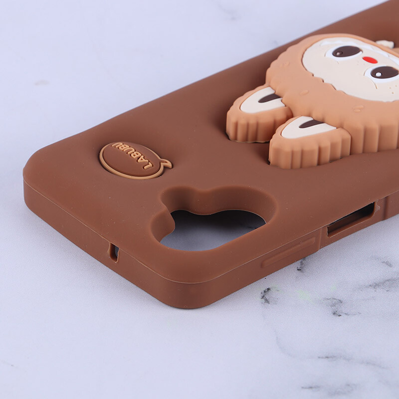قاب سیلیکونی سامسونگ Galaxy A07 پاپ سوکت دار طرح Labubu