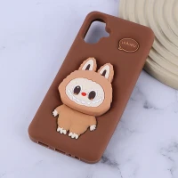 قاب سیلیکونی سامسونگ Galaxy A07 پاپ سوکت دار طرح Labubu