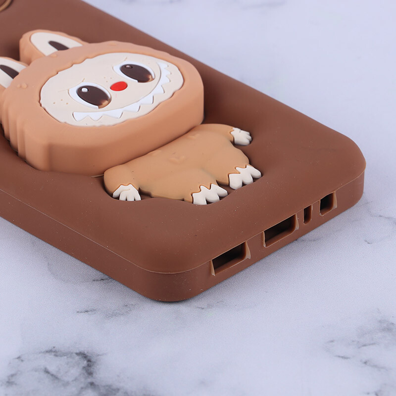 قاب سیلیکونی سامسونگ Galaxy A07 پاپ سوکت دار طرح Labubu