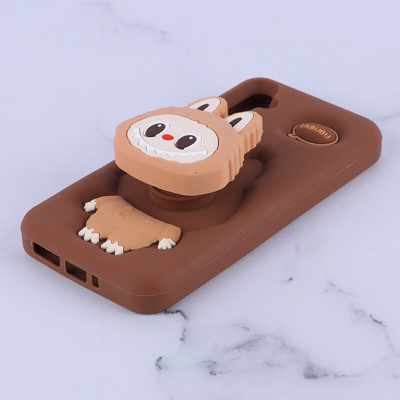 قاب سیلیکونی سامسونگ Galaxy A34 پاپ سوکت دار طرح Labubu