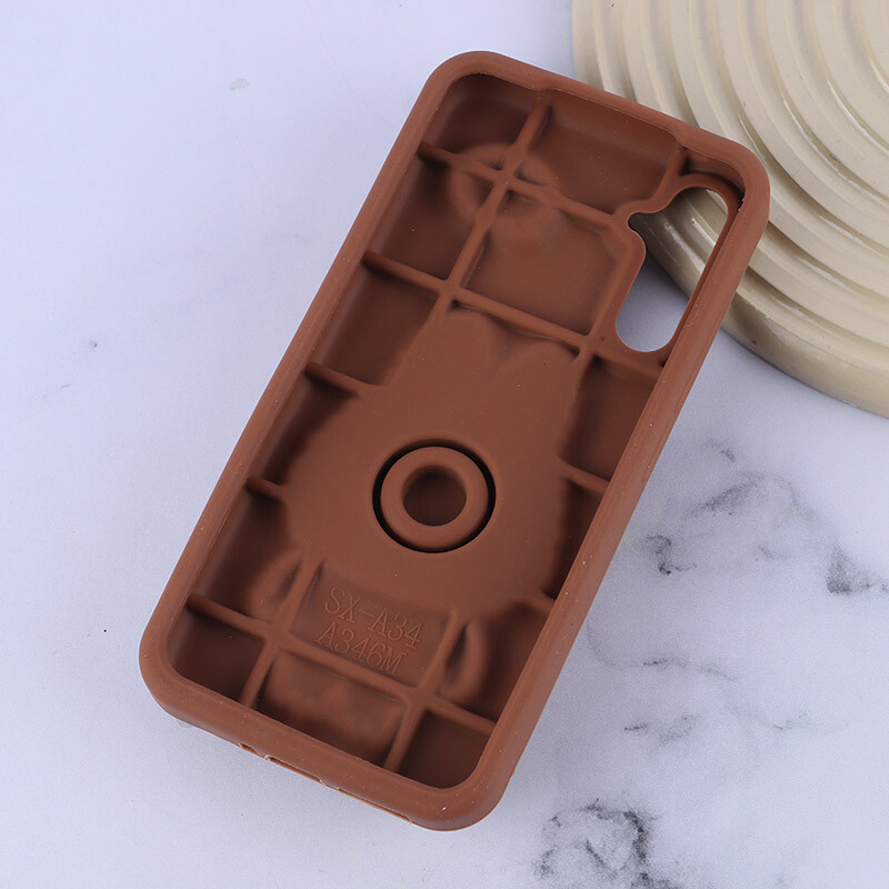 قاب سیلیکونی سامسونگ Galaxy A34 پاپ سوکت دار طرح Labubu