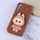 قاب سیلیکونی سامسونگ Galaxy A34 پاپ سوکت دار طرح Labubu