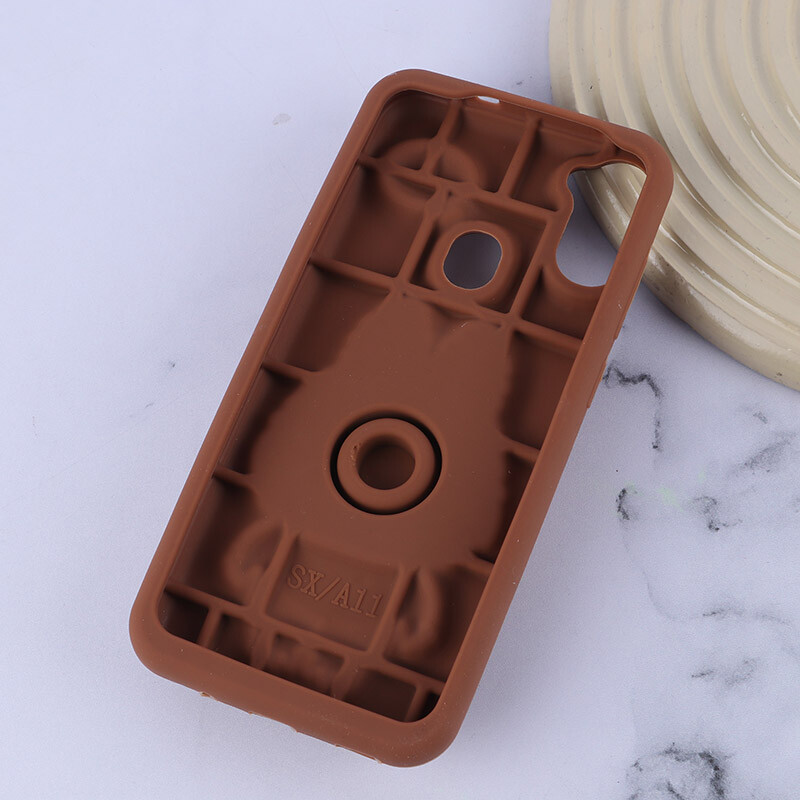 قاب سیلیکونی سامسونگ Galaxy A11 / M11 پاپ سوکت دار طرح Labubu