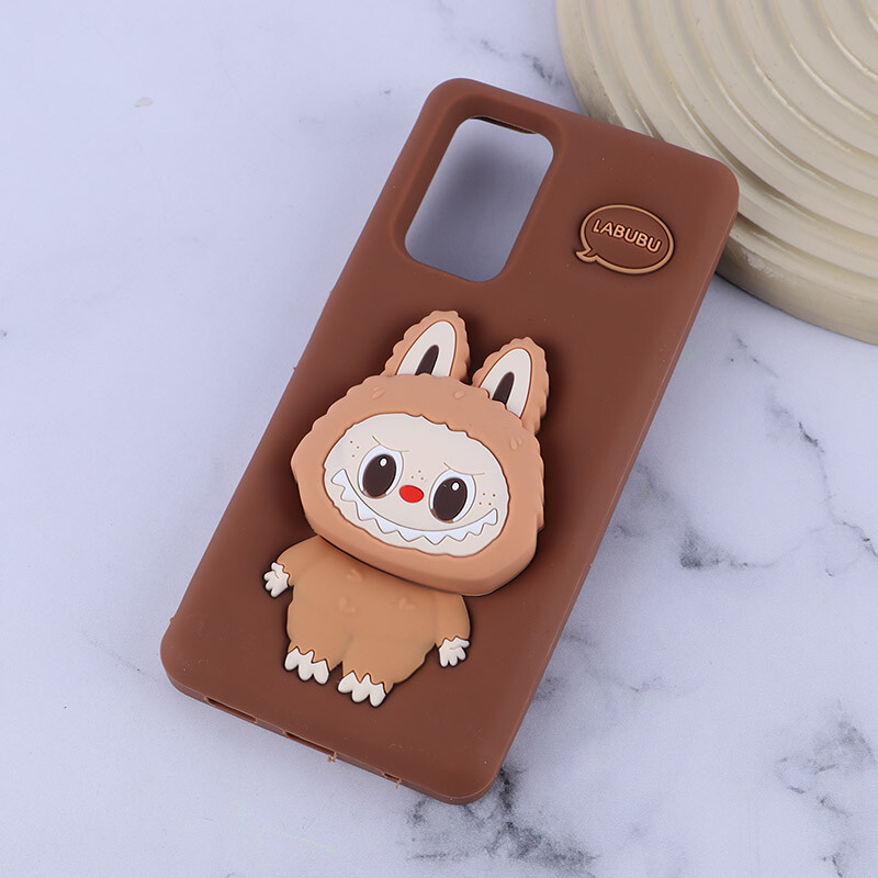 قاب سیلیکونی شیائومی Redmi Note 10 Pro 4G پاپ سوکت دار طرح Labubu