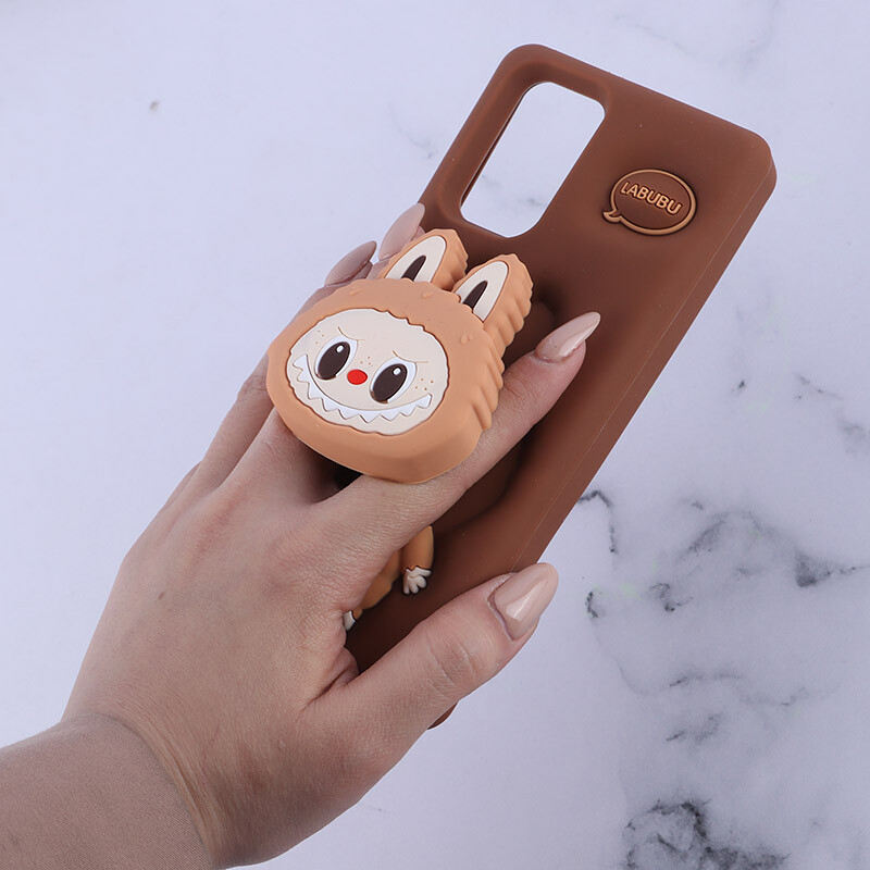 قاب سیلیکونی شیائومی Redmi Note 10 Pro 4G پاپ سوکت دار طرح Labubu