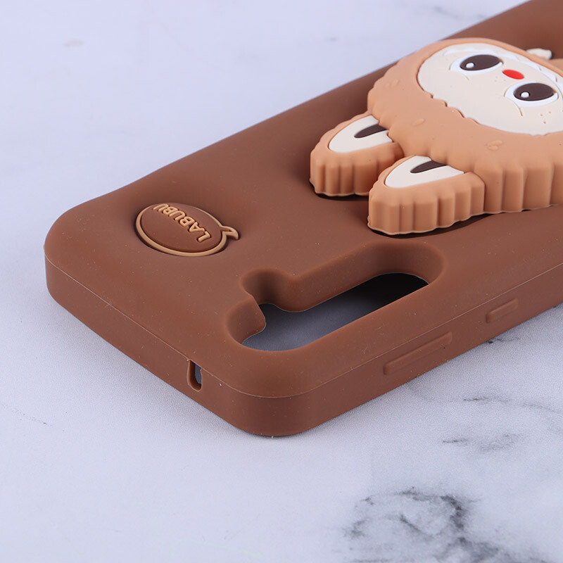 قاب سیلیکونی سامسونگ Galaxy A55 پاپ سوکت دار طرح Labubu