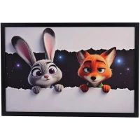 تابلو شاسی طرح Zootopia سایز 40*60 سانتی متر
