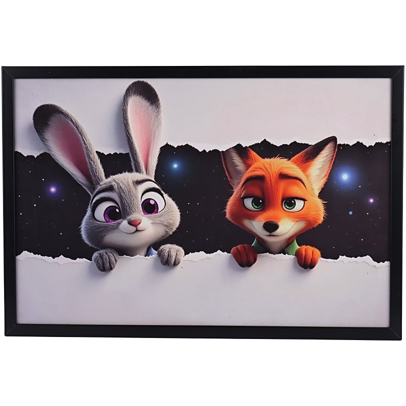 تابلو شاسی طرح Zootopia سایز 40*60 سانتی متر