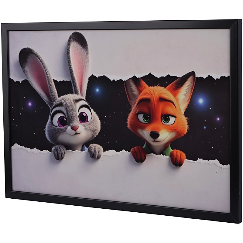 تابلو شاسی طرح Zootopia سایز 40*60 سانتی متر