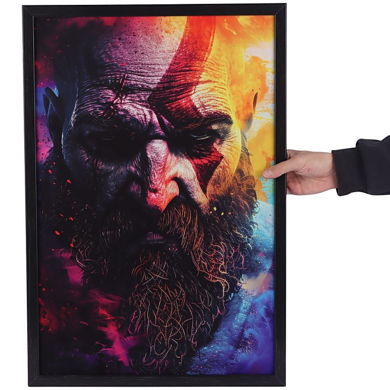 تابلو شاسی طرح God of War سایز 40*60 سانتی متر کد 3