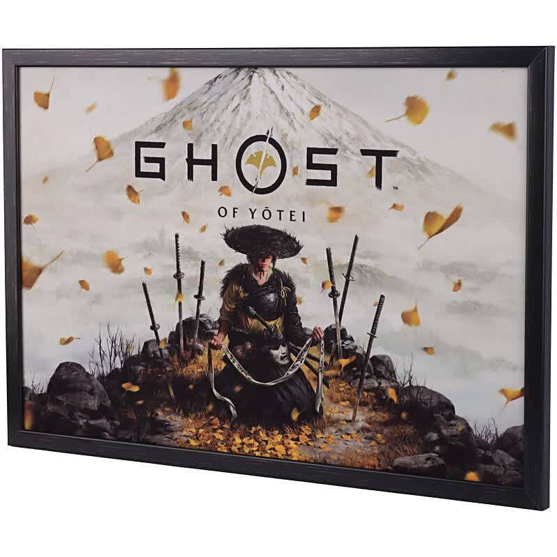 تابلو شاسی طرح Ghost Of Yotei سایز 40*60 سانتی متر کد 1