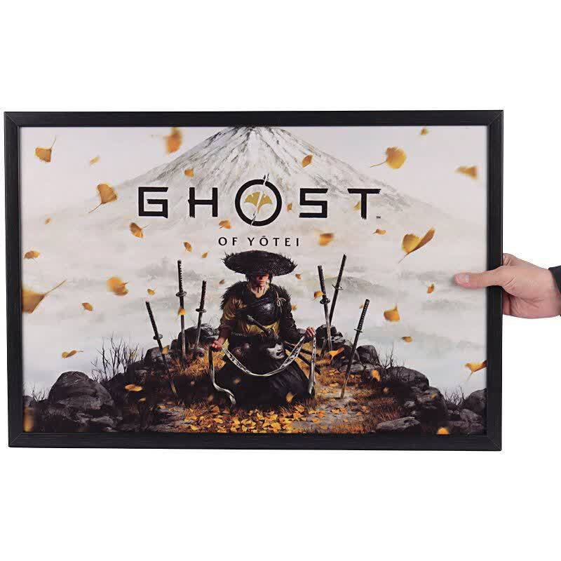 تابلو شاسی طرح Ghost Of Yotei سایز 40*60 سانتی متر کد 1