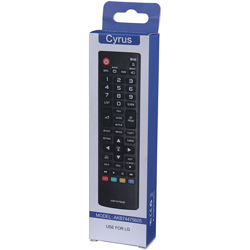 کنترل تلویزیون ال جی LG AKB74475605 میکروسوییچ دار