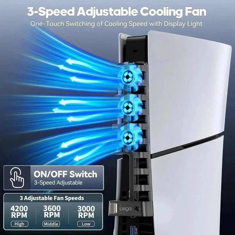 فن خنککننده PS5 Slim/Pro آی پگا PG-P5S002