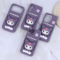 قاب سیلیکونی پاپ سوکت دار طرح کرومی