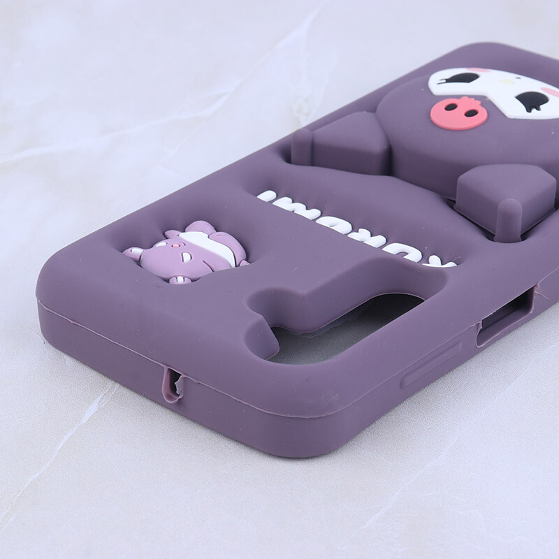 قاب سیلیکونی پاپ سوکت دار طرح کرومی