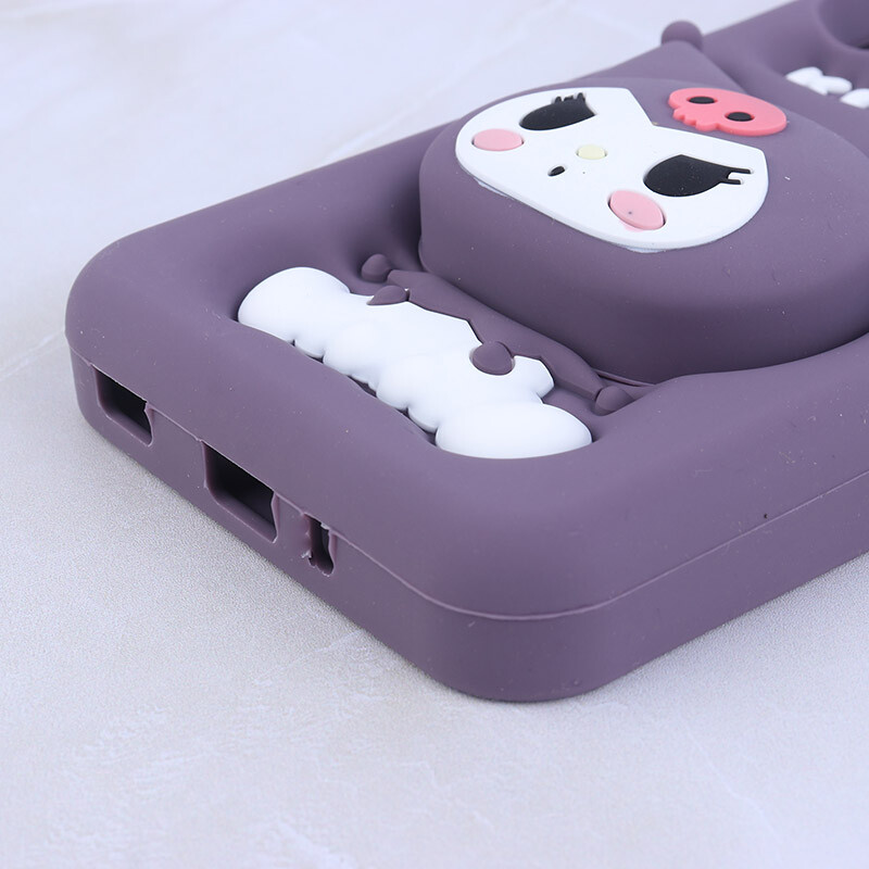 قاب سیلیکونی پاپ سوکت دار طرح کرومی