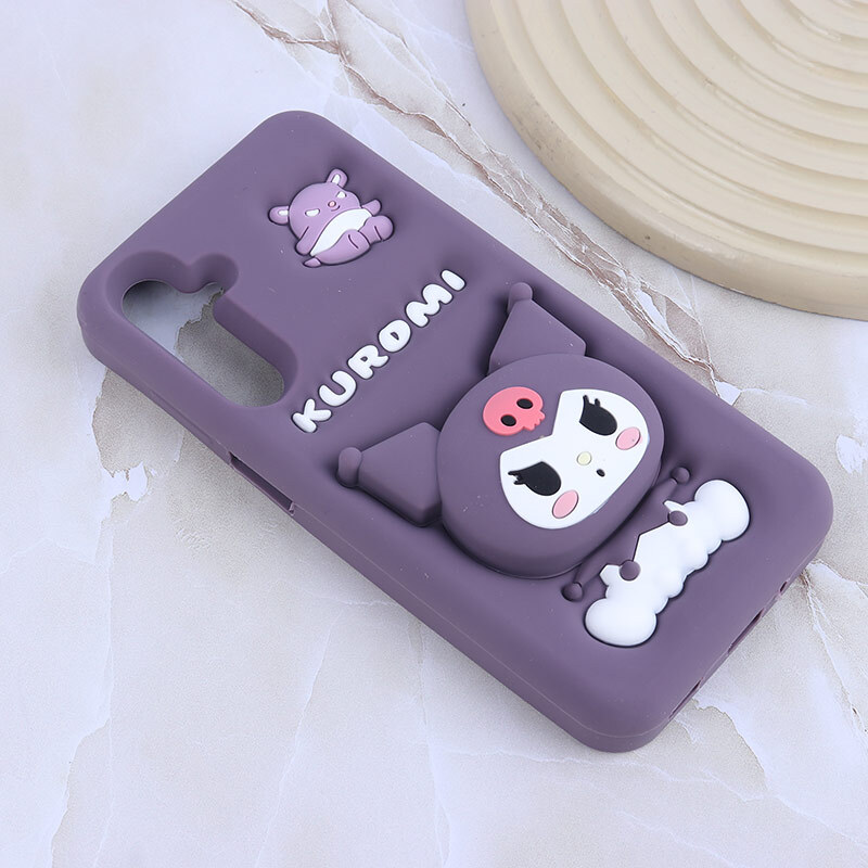 قاب سیلیکونی پاپ سوکت دار طرح کرومی