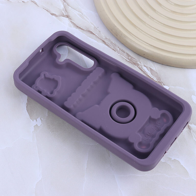 قاب سیلیکونی پاپ سوکت دار طرح کرومی