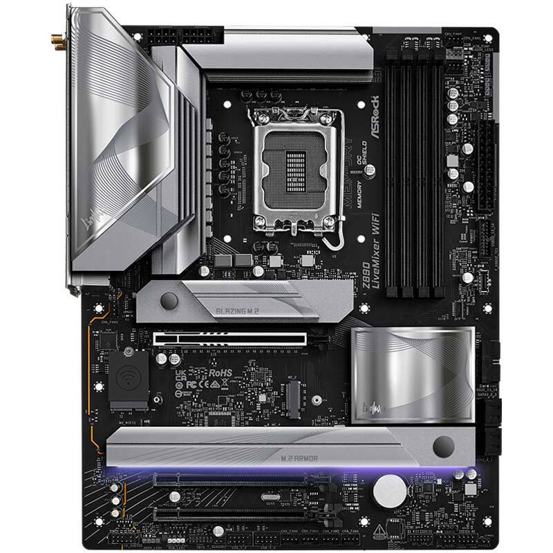 مادربرد ازراک Z890 LiveMixer WiFi DDR5