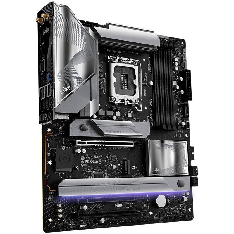 مادربرد ازراک Z890 LiveMixer WiFi DDR5