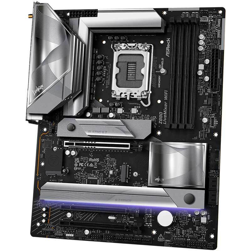 مادربرد ازراک Z890 LiveMixer WiFi DDR5