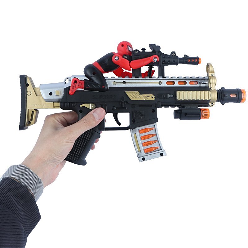 تفنگ مسلسل اسباب بازی موزیکال NO.998 کد 101074