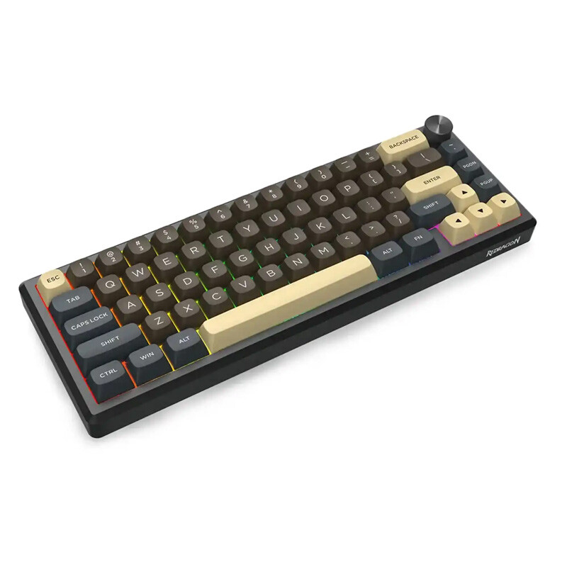 کیبورد بی سیم گیمینگ ردراگون URANUS K727 PRO CGY