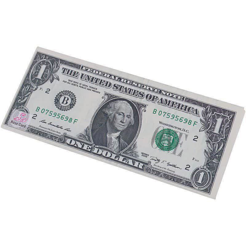 پاکت پول طرح اسکناس Rose Card 80x190mm