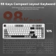 کیبورد بی سیم گیمینگ ردراگون K688WGL RGB PRO
