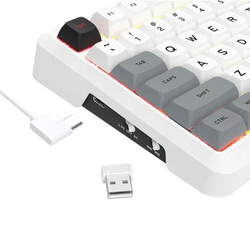 کیبورد بی سیم گیمینگ ردراگون K688WGL RGB PRO