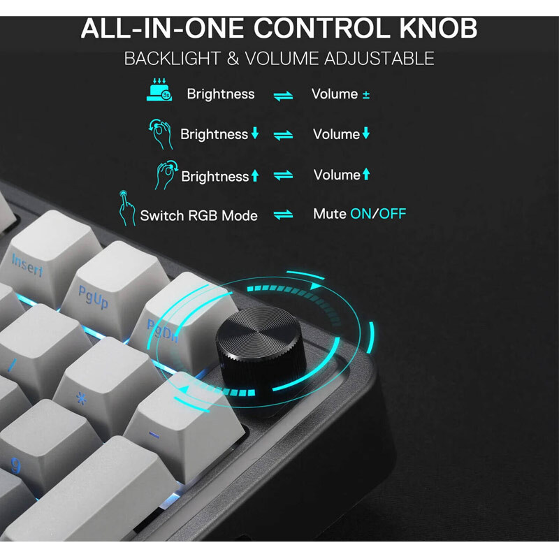 کیبورد بی سیم گیمینگ ردراگون EISA K686 Pro