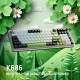 کیبورد بی سیم گیمینگ ردراگون EISA MAX K686