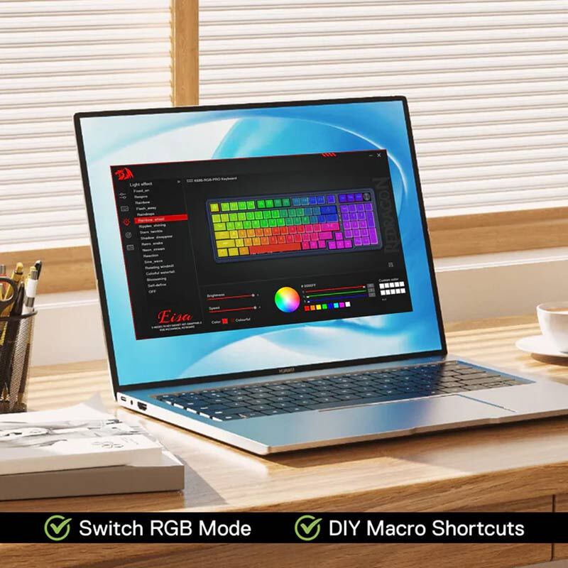 کیبورد بی سیم گیمینگ ردراگون EISA MAX K686