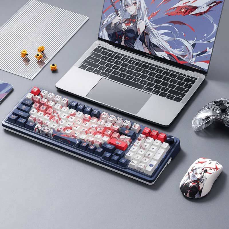 کیبورد بی سیم گیمینگ ردراگون EISA K686 PRO SE Anime