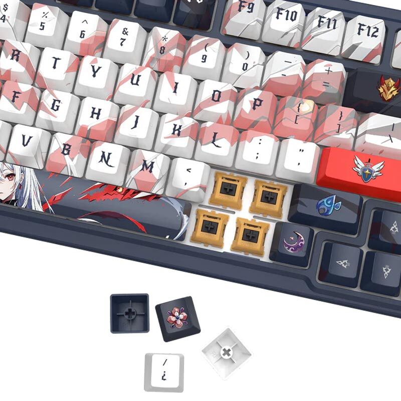 کیبورد بی سیم گیمینگ ردراگون EISA K686 PRO SE Anime